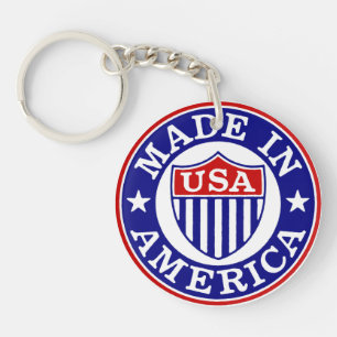 Made In America USA Key Ring