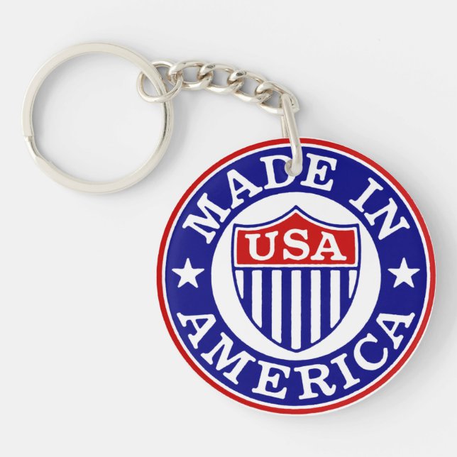Made In America USA Key Ring (Front)