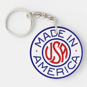 Made In America USA Key Ring