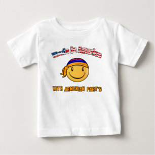 Made in America with Armenian part's Baby T-Shirt