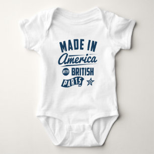 Made In America With British Parts Baby Bodysuit