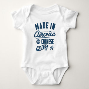 Made In America With Chinese Parts Baby Bodysuit