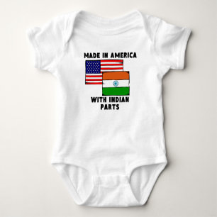 Made In America With Indian Parts Baby Bodysuit