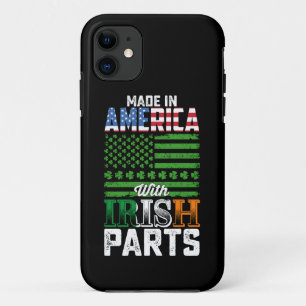 Made in America with Irish Parts St Patrick's Day Case-Mate iPhone Case