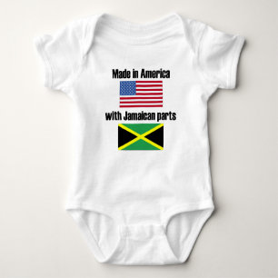 Made In America With Jamaican Parts Baby Bodysuit