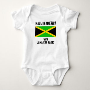 Made In America With Jamaican Parts Baby Bodysuit