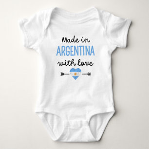 Made in Argentina with Love Cute Baby Bodysuit