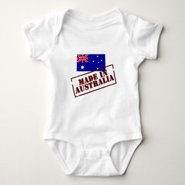made in Australia baby shirt (Front)