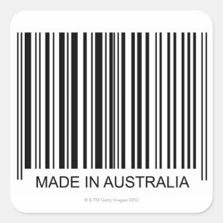 Made in Australia Square Sticker