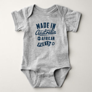Made In Australia With African Parts Baby Bodysuit