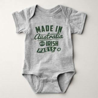 Made In Australia With Irish Parts Baby Bodysuit