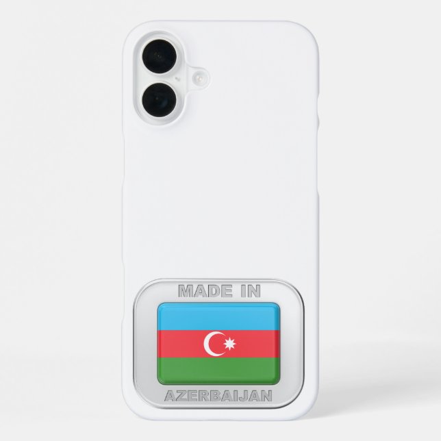 Made in Azerbaijan iPhone Case (Back)