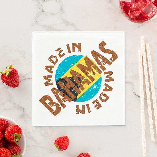 Made In Bahamas Napkin (Creator Uploaded)