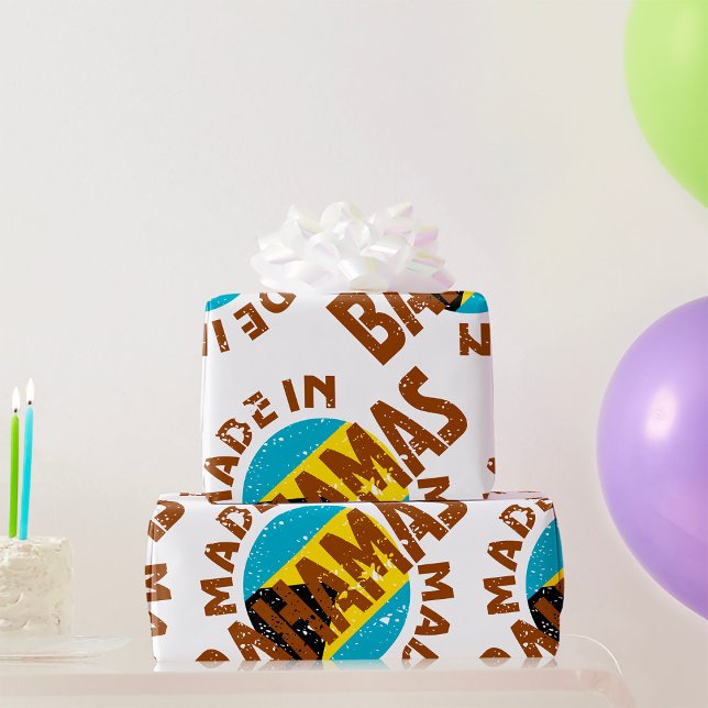 Made In Bahamas Wrapping Paper (Creator Uploaded)