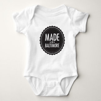 Made in Baltimore baby bodysuit