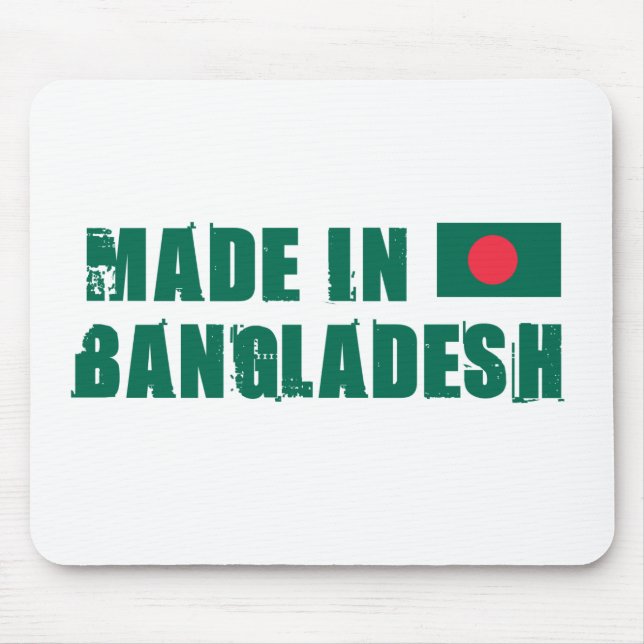 Made in Bangladesh Mouse Pad (Front)