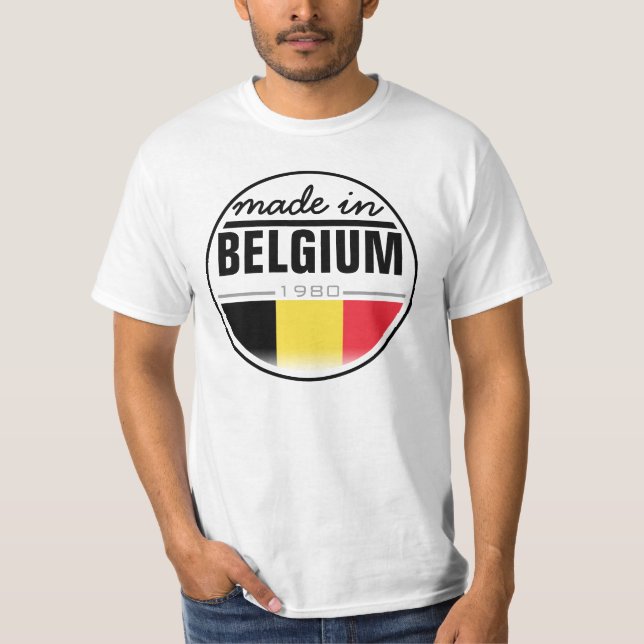 Made in ..."Belgium" T-Shirt (Front)