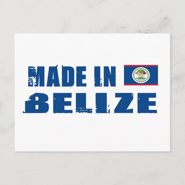 Made in Belise Postcard (Front)