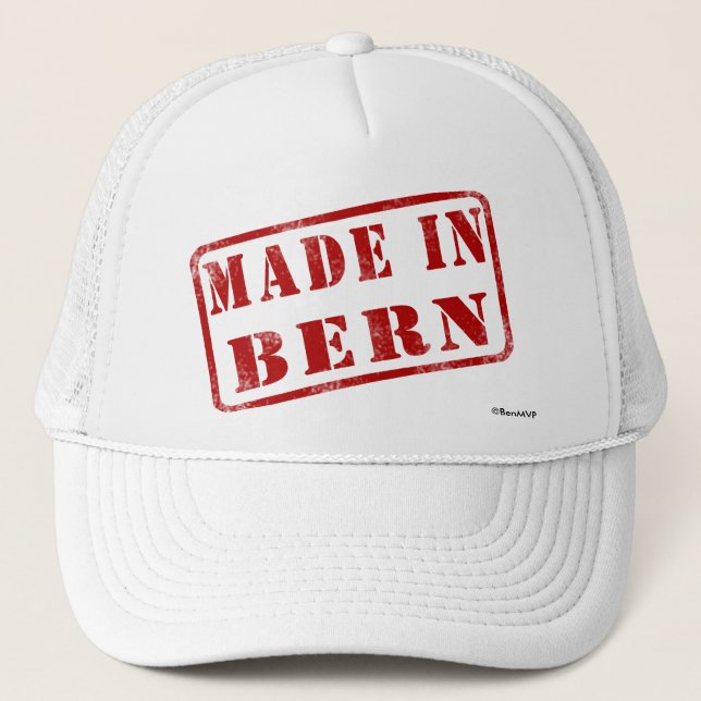 Made in Bern Trucker Hat (Front)