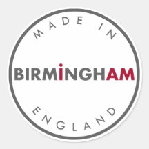 Made in Birmingham Stickers