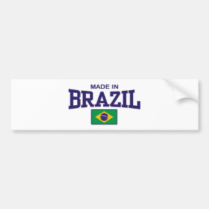 Made In Brazil Bumper Sticker