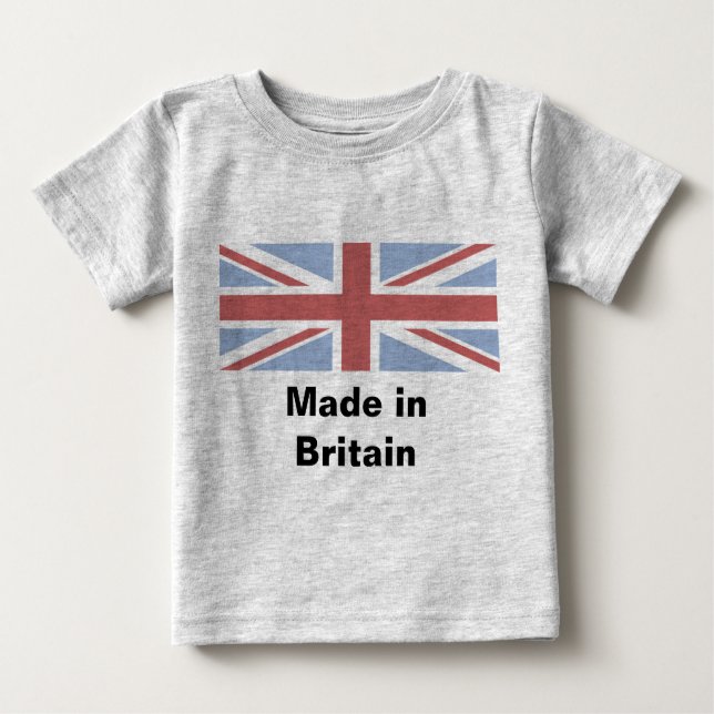 Made in Britain - baby vest Baby T-Shirt (Front)