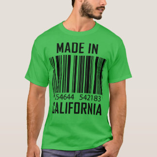Made in California Barcode T-Shirt