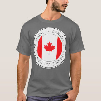 Made In Canada Flag  T-Shirt