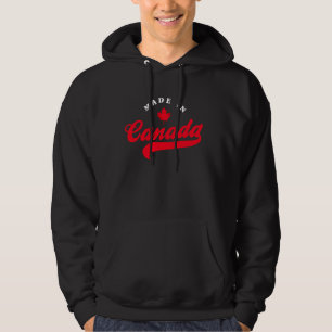 Made In Canada Patriotic Pride Vacation Travel Can Hoodie