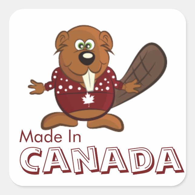 Made In Canada Stickers (Front)