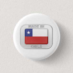 Made in Chile 3 Cm Round Badge