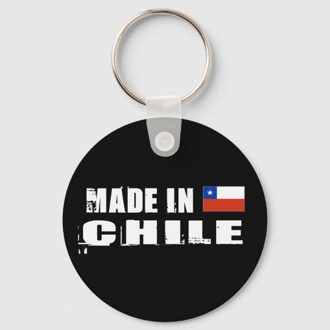Made in Chile Key Ring (Front)