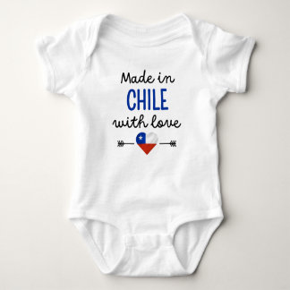 Made in Chile with Love Cute Baby Bodysuit
