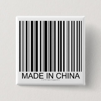 Made in China 15 Cm Square Badge