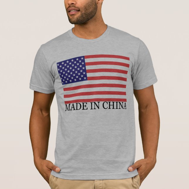 MADE IN CHINA FLAG T-Shirt (Front)