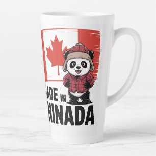 Made in Chinada Panda – Chinese Canadian Latte Mug