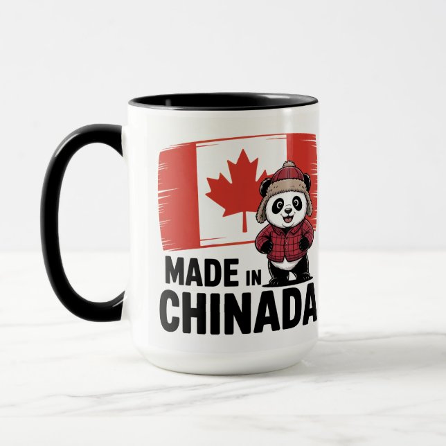 Made in Chinada Panda – Chinese Canadian Mug (Left)
