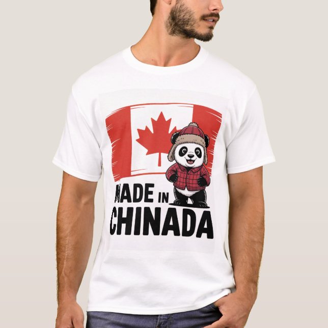 Made in Chinada Panda – Chinese Canadian T-Shirt (Front)