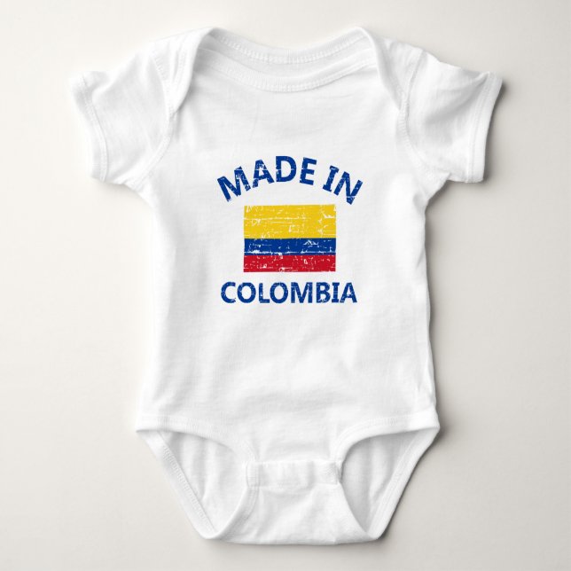 Made in Colombia Baby Bodysuit (Front)
