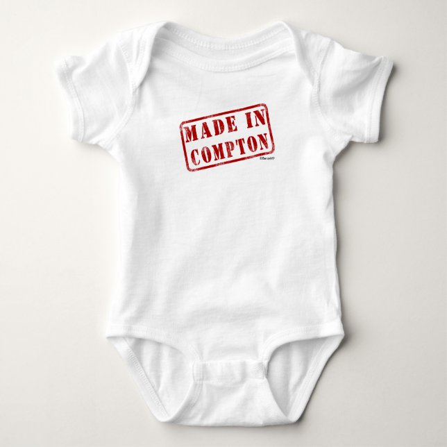 Made in Compton Baby Bodysuit (Front)