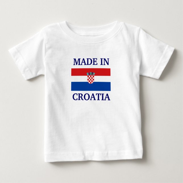 Made in Croatia Baby T-Shirt (Front)
