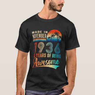 Made In December 1936 85 Years Of Being Awesome Vi T-Shirt