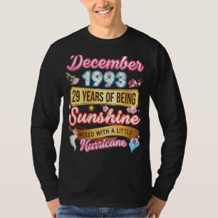 Made In December 1993 Girl 29 Years Old 29th Birth T-Shirt