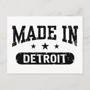 Made In Detroit Postcard