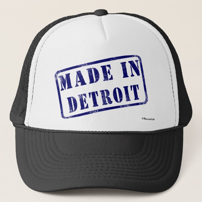Made in Detroit Trucker Hat (Front)