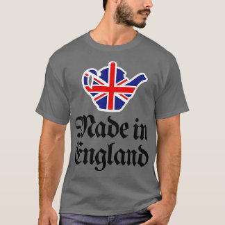 Made in England British UK teapot Union Flag T-Shirt