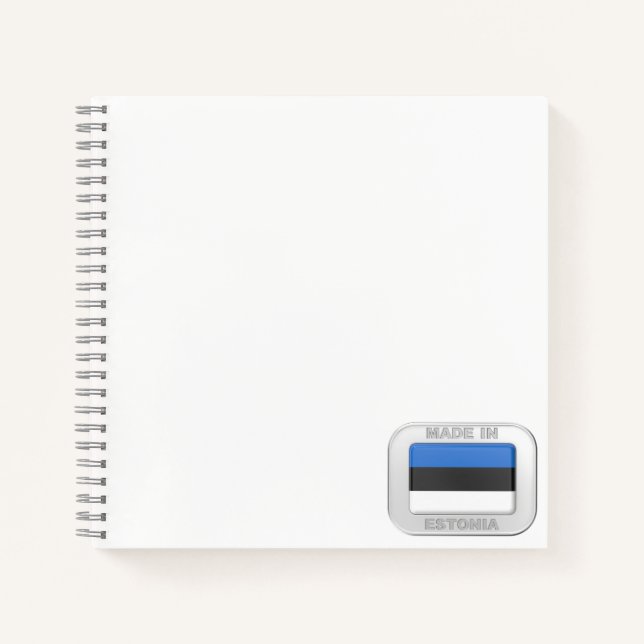 Made in Estonia Notebook (Front)