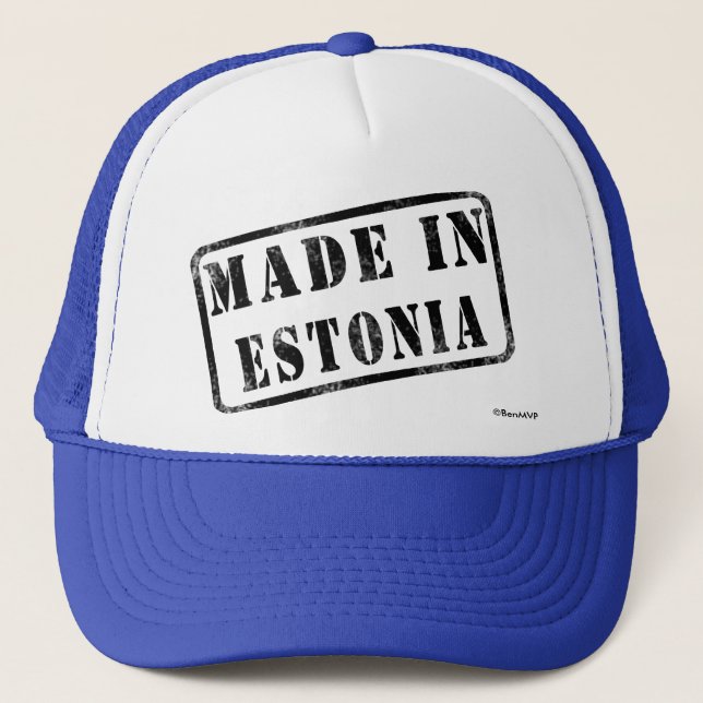 Made in Estonia Trucker Hat (Front)