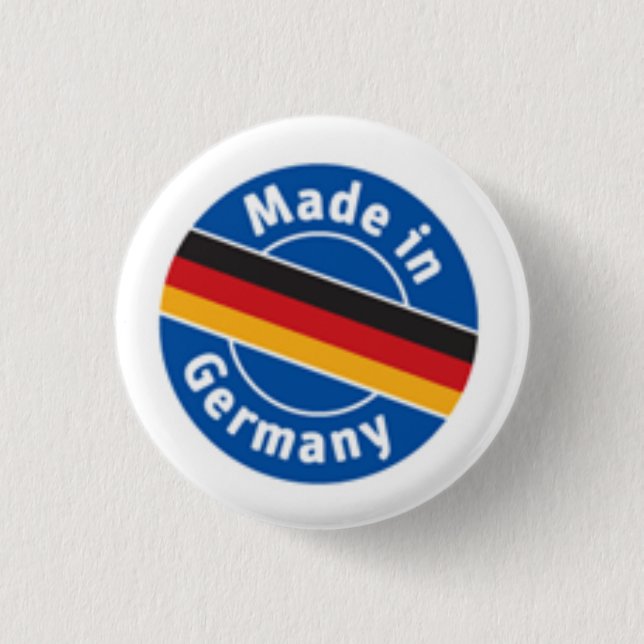 made in germany 3 cm round badge (Front)