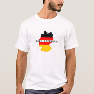 made in germany country map flag product label T-Shirt